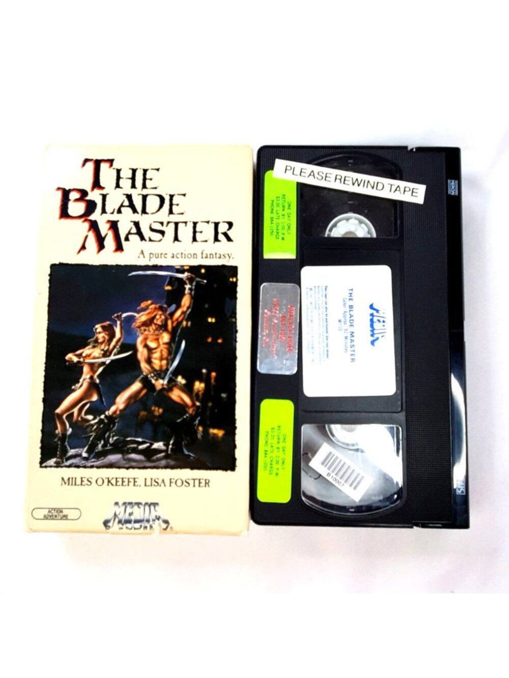 The Blade Master VHS 1984 Action Fantasy Previous Rental Movie - Picture 6 of 7